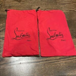 Christian Louboutin Red Dust Bags